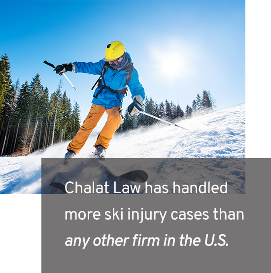Ski collision attorneys at Chalat Hatten & Banker, PC have handled more ski injury cases than any other firm in the U.S.