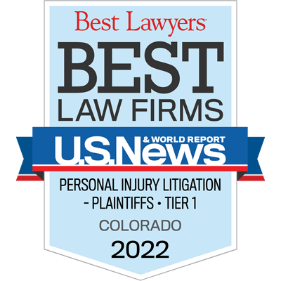 Best Personal Injury Law Firm Denver Colorado Award Badge